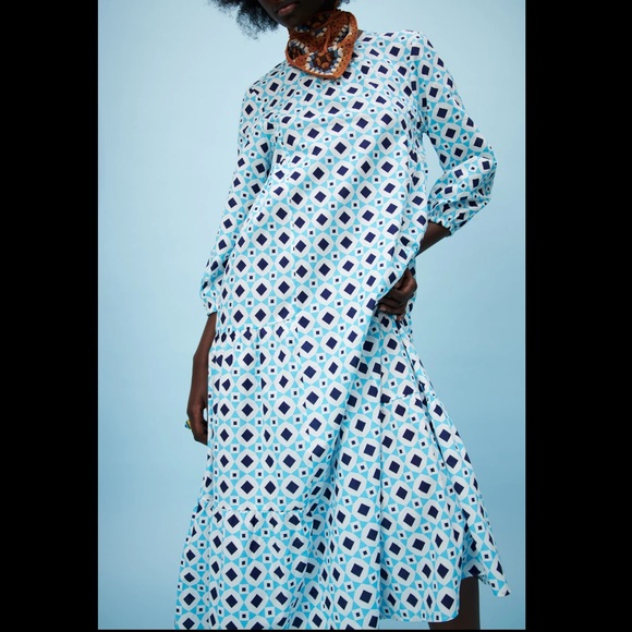 Zara printed dress - Picture 4 of 4
